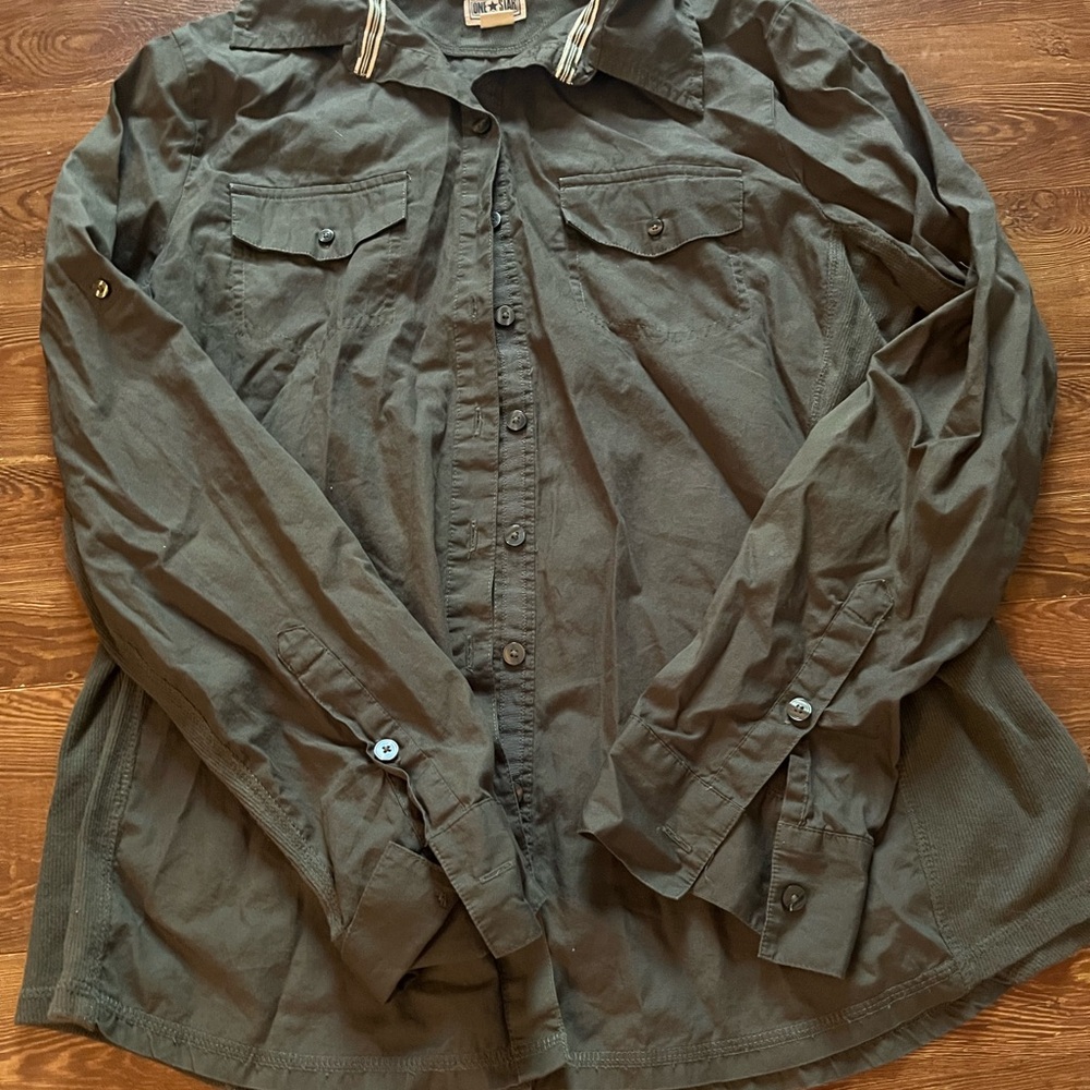 Converse Men's Dark Olive Shirt Jacket